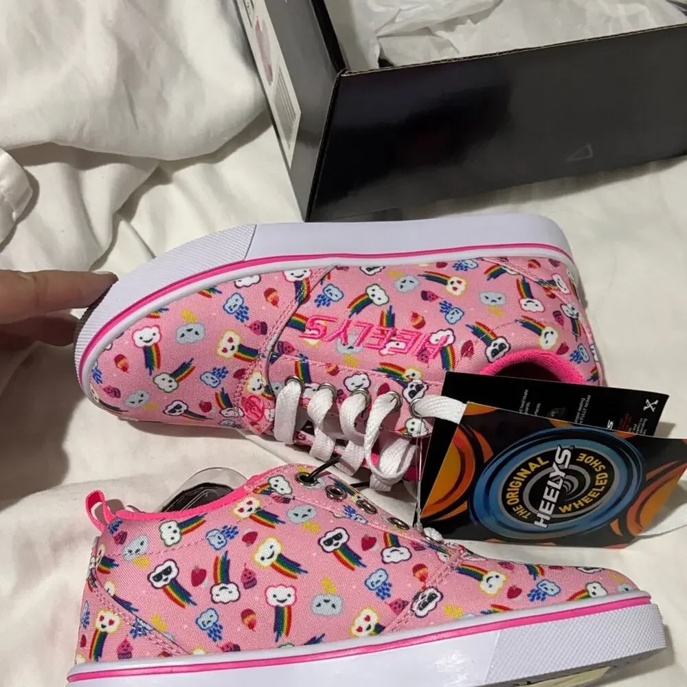Heelys 3 Colorful wheeled shoe new in box NWT